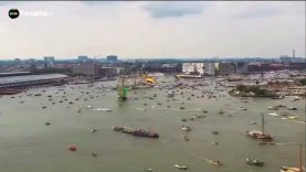 Evento de embarcaciones en el puerto de Ámsterdam-img