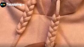 Tozapping.com hacer una trenza en el cordón de una sudadera con capucha