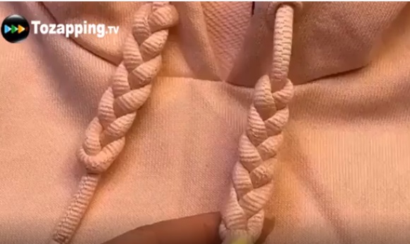 Tozapping.com hacer una trenza en el cordón de una sudadera con capucha