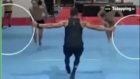 Tozapping.tv Increíbles Saltos Acrobáticos y Volteretas a Través de Aros El Arte en Movimiento