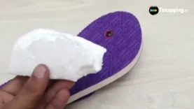 Tozapping.tv Cómo Reparar tus Slippers o Chanclas Rotas con Tapones y Herramientas Caseras – ¡No los Tires!