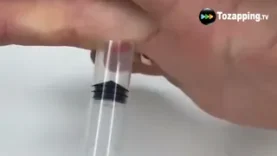 Tozapping.tv Saca una espina del dedo SIN AGUJA truco de jeringuilla-ventosa